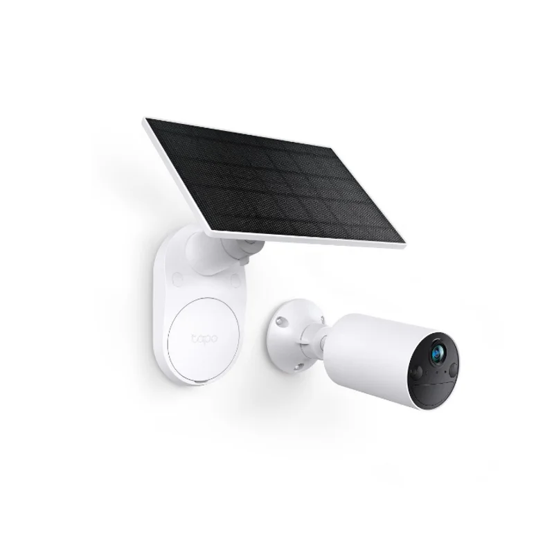 Kit de caméra de sécurité à énergie solaire TP-LINK Tapo TC82 KIT extérieur Blanc et Noir