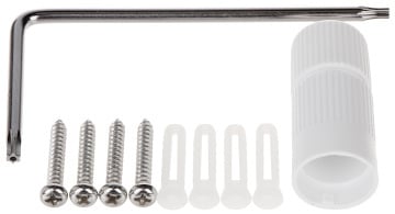 Microphone PoE à LED infrarouge Acusense Darkfighter 4 MP avec emplacement pour carte SD