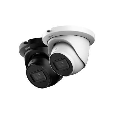 Dahua IPC-HDW2841TM-S Noir | Tourelle 8MP/4K | WizSense | Slot SD | PoE | IR LEDs | Micro intégré.