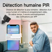 Mini caméra de surveillance 4G avec batterie