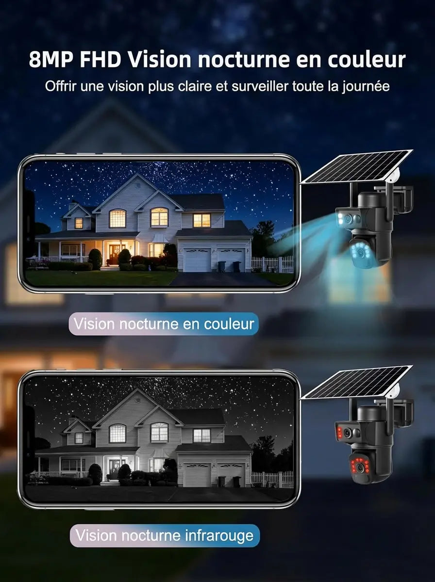 Caméra de surveillance WiFi extérieure