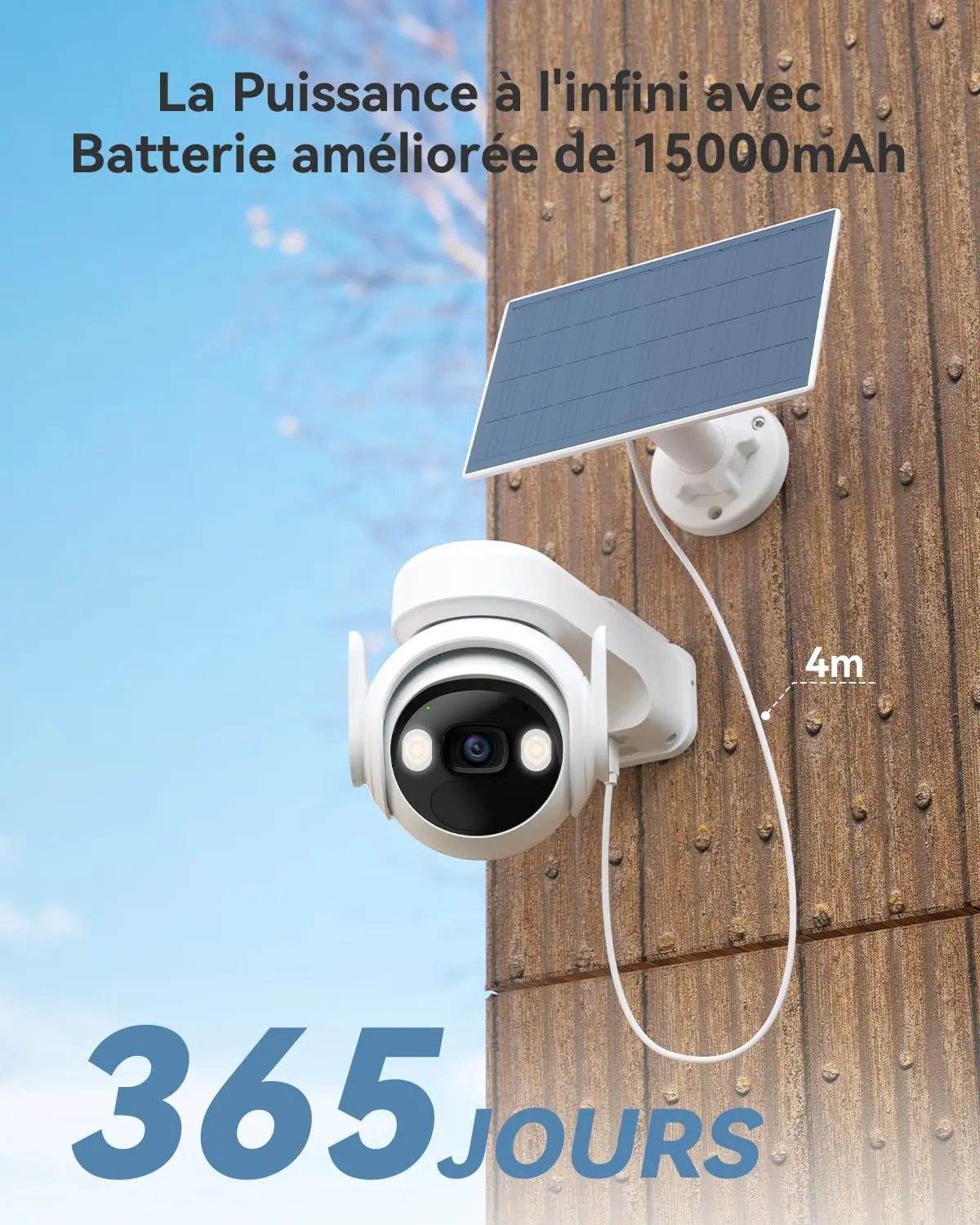 Caméra Solaire IMOU – IP Extérieure Motorisée Sans Fil