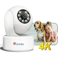 Caméra Connectée au Téléphone 4K 8MP Intérieure