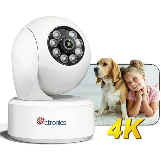 Caméra Connectée au Téléphone 4K 8MP Intérieure