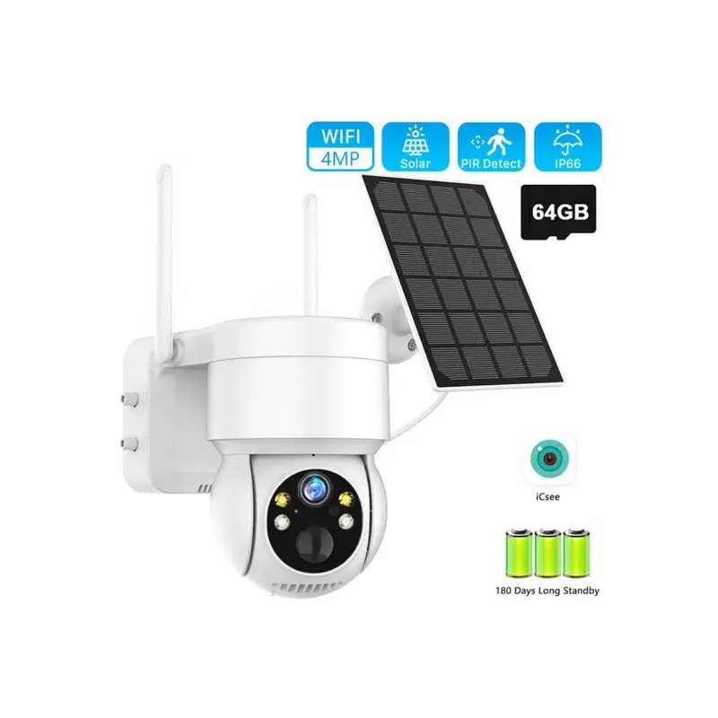 Caméra de Surveillance Solaire