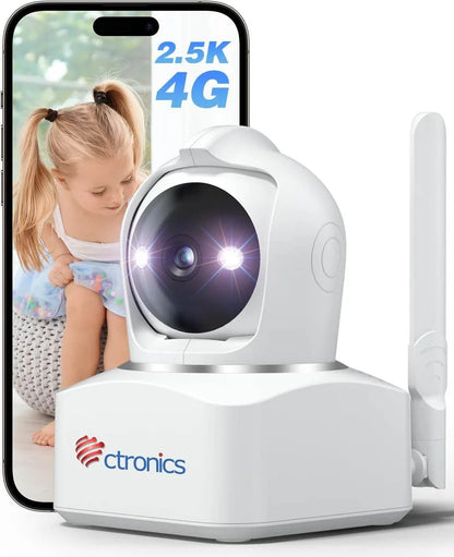 Caméras de Surveillance Connectées au Téléphone – WiFi & 4G LTE
