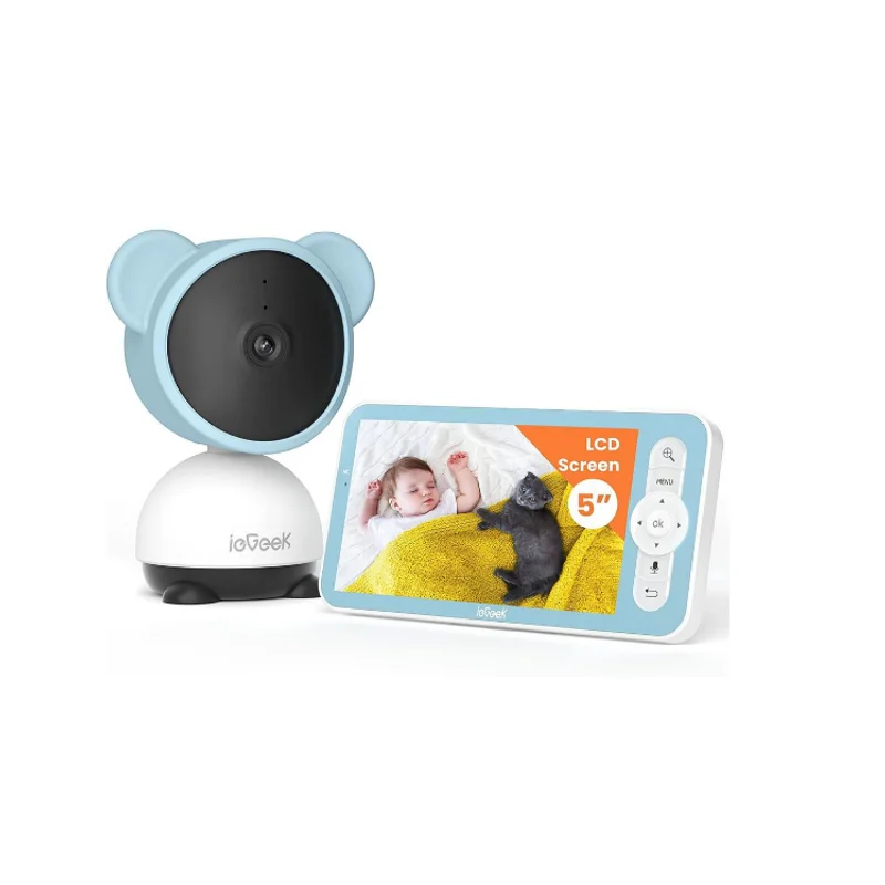 Caméra Bébé ieGeek 1080P Écran 5 Vision Nocturne