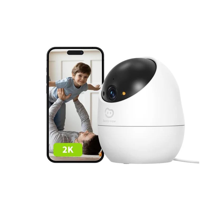 Caméra Connectée Téléphone 2K – 360° Panorama