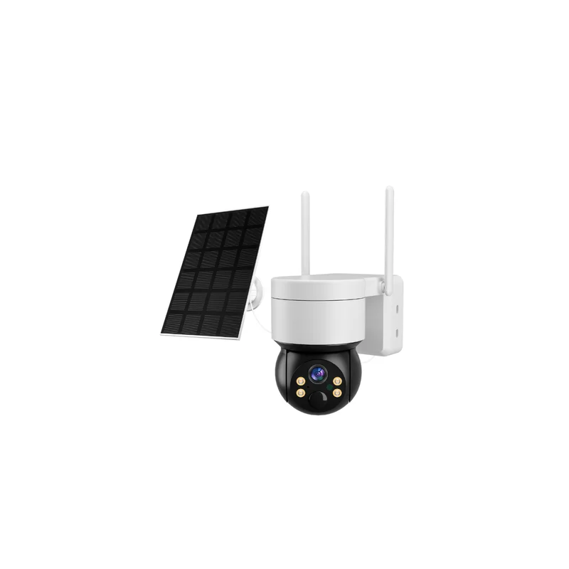 Caméra Solaire WiFi 2MP – Vision Nocturne & Détection PIR