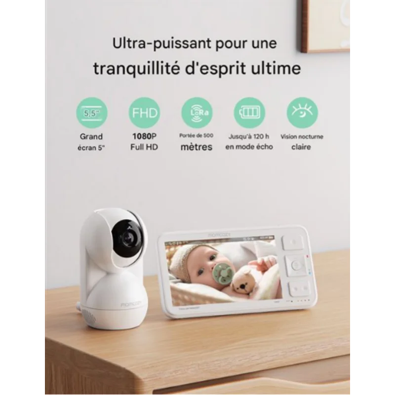 Cameraa Bebe Momcozy BM03 – Écran 5,5