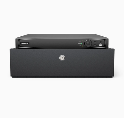 NVR PoE 4K 16 canaux, H.265+, 2 interfaces SATA, RTSP et ONVIF pris en charge, Fonctionne avec Alexa