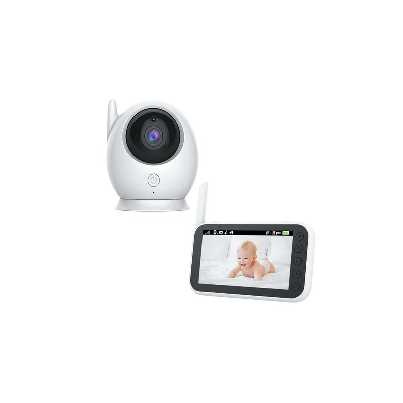 Moniteur bébé ABM100 Audio bidirectionnel wifi avec caméra Blanc