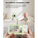Caméra Babyphone COCOCAM 5MP Avec Suivi Automatique