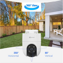 Caméra extérieur inclinable H8C 2K, EZVIZ