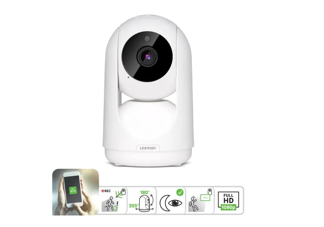 Caméra de surveillance intérieure  motorisée