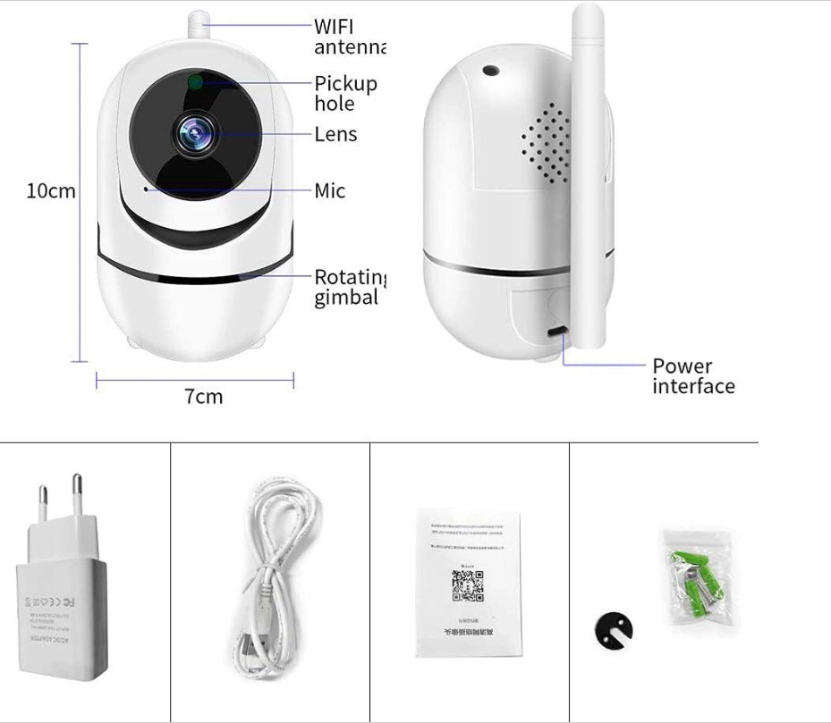 Caméra Surveillance WiFi Intérieur