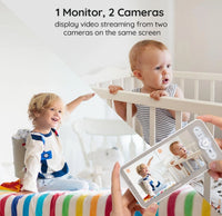 Caméra Bébé ieGeek 2K – Double Caméra
