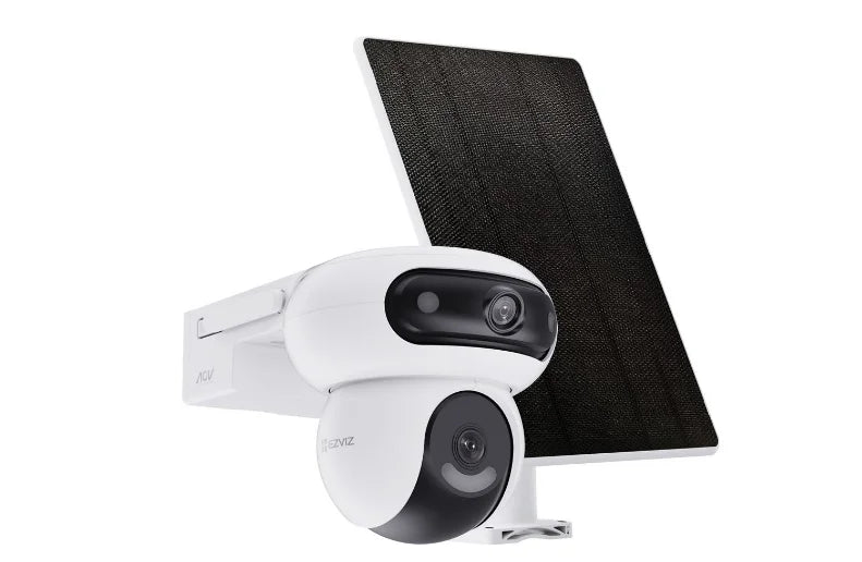  Ezviz HB90 Double objectif Blanc + Panneau solaire