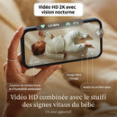 Caméra Bébé BOIFUN 1080p – Babyphone 5 PTZ 360°