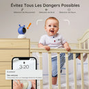 Caméra Bébé BOIFUN 1080p – Babyphone 5 PTZ 360°