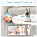 Caméra Bébé ieGeek 5 – PTZ 360° & Vidéo Connectée Smartphone