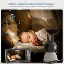 Caméra Bébé ieGeek 5 – PTZ 360° & Vidéo Connectée Smartphone
