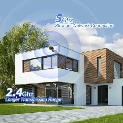 Caméra Connectée au Téléphone Ctronics 5MP WiFi Extérieure