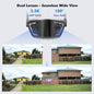 Ctronics 5MP Camera Surveillance WiFi Exterieure, 2,4Ghz/5Ghz WiFi PTZ Camera IP 2560X1920P Couleur Vision Nocturne, Détection Humaine Auto Suivi