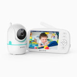 Tivona - Babyphone sans fil pour intérieur avec caméra 1080p HD, écran 5 audio bidirectionnel
