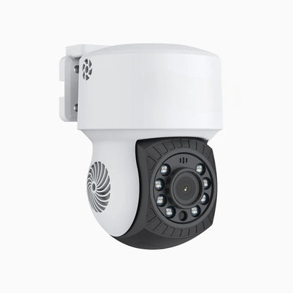 APT200 - Caméra de surveillance dôme filaire 1080p, orientation sur 350° et inclinaison sur 90°, vision nocturne infrarouge à 100 pieds, étanche IP65