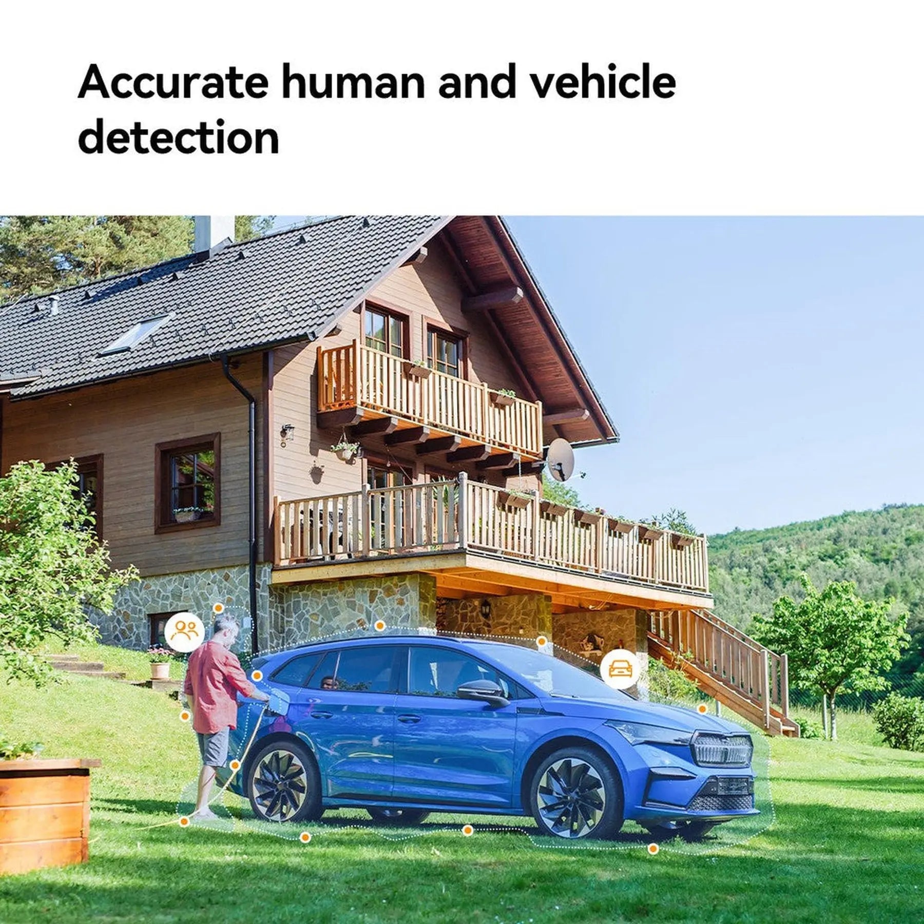 Cam�ra  Ext�rieure Dahua 8MP/4K avec WizSense - accessoires inclus