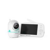 Tivona - Babyphone sans fil pour intérieur avec caméra 1080p HD, écran 5 audio bidirectionnel