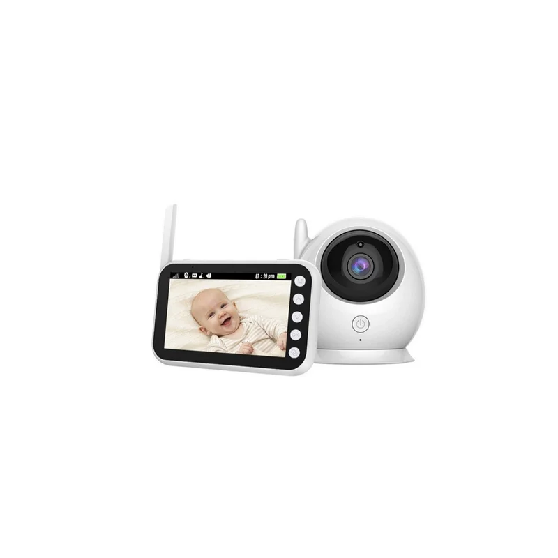 Moniteur bébé ABM100 Vision Nocturne Caméra Wi-Fi Sécurité Intérieure Blanc