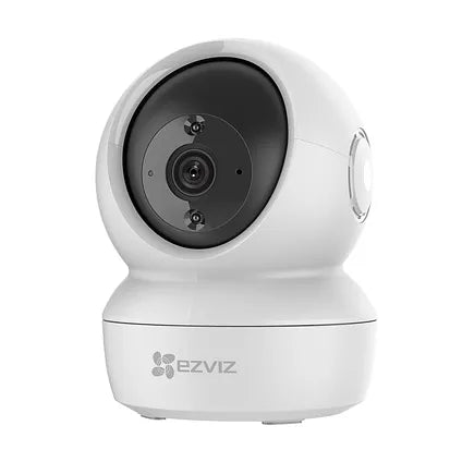 Caméra de surveillance Ezviz pour intérieur H6C FHD 360° avec fonction IR, éclairage infrarouge et suivi, blanc