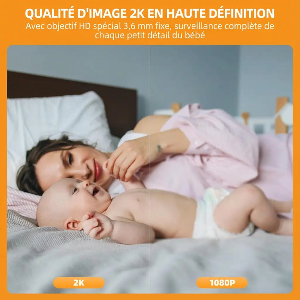 Babyphone flexible avec visio et capteurs